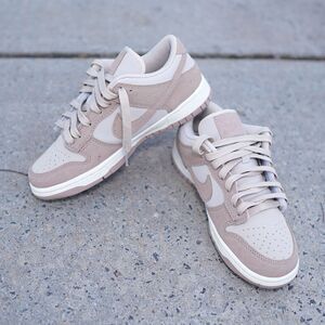 Nike Dunk Low Sandrift Hemp Sail W7 Leather Suede Beige Sneaker FD0873-126